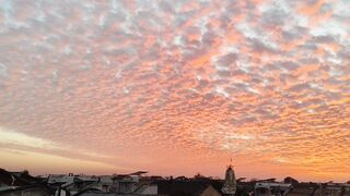 A beutiful sunset view of village ????