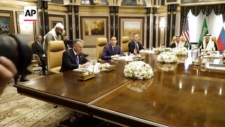 Top Russian and US officials meet in Saudi Arabia for talks on Ukraine war.