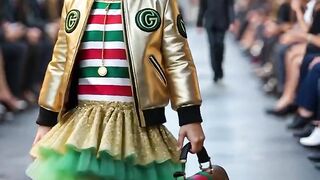 Kleine Mädchen aus verschiedenen Ländern im Model-Style