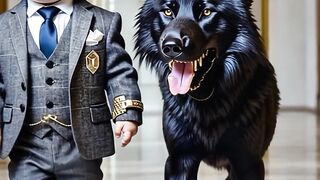 Babys mit wilden Tieren über die Bühne laufen, alle in Gucci & High-Fashion.