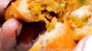 Kitchen recipes no. 29 (")CRISPY Matar Kachori Roll")