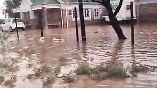 My home town in South Africa am a storm last night