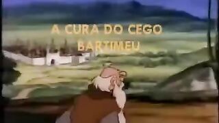Desenho Bíblico - A Cura do Cego Bartimeu