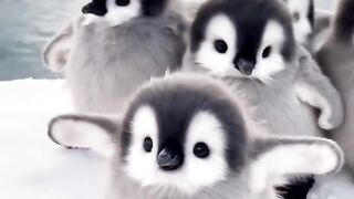 Me and my siblings _cute _cuteanimal _penguinlife _pets _penguin _cutepenguin _babyanimals _fluffy(720P_HD).mp4