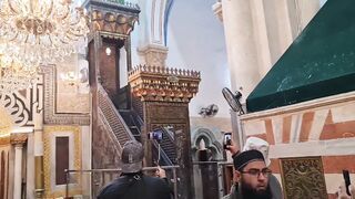 حضرت آدم علیہ السلام کی قبر فلسطین حرم خلیلی ۔۔???????? پہلی بار منظر عام پر