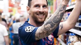 Messi in. The market