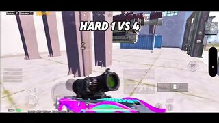 hard game pubg 1vs4