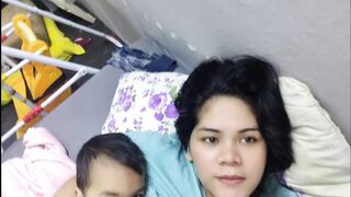 Mommy Breastfeeding Little One With Love