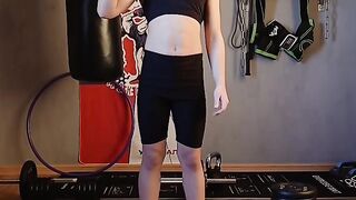 Back workout with pancakes