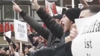 latest news Muslims in Germany are protesting,