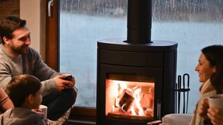"Home is Where the Hearth Is: A Rainy Night of Family Warmth"