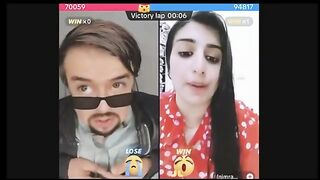 Nimra live tiktok video calls game with choto ..Funny roasting videos