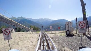 Rodelban is the most popular attraction in the Rosa Khutor resort