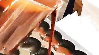 Street Food Waffle Chocolate Ball