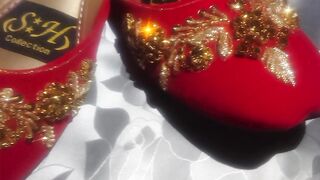 Beautiful red Khussa new design 2023