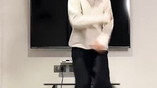 Cute boy dancing video