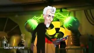 dadaji bana crow robot boy cartoon