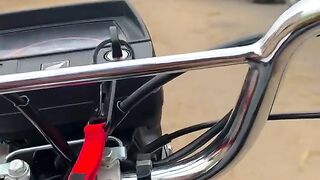 Bike ridder in village on service road |Mehboobctn | Latest 2023