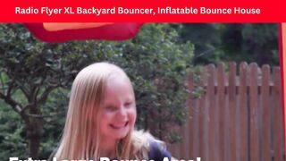 Radio Flyer XL Backyard Bouncer, Inflatable Bounce House