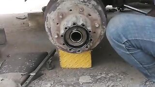 Removing drum brakes