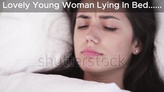 Lovely Young Woman Lying In Bed