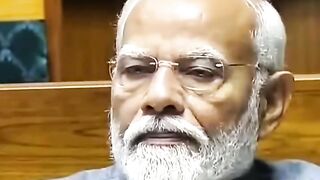 Fiery speech in parliament