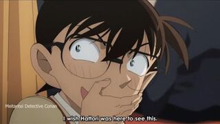 ????Detective Conan new movie funny moments _ Conan laugh on Hattori ????????