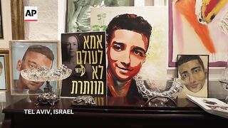 American mother pleads for return of her son held hostage in Gaza.
