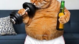 Boxing Cat