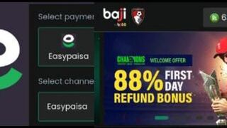 Baji onlin id deposit ezipassa new id open whatsapp