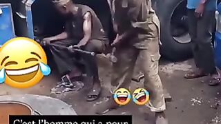 He almost killed him, hahaha.