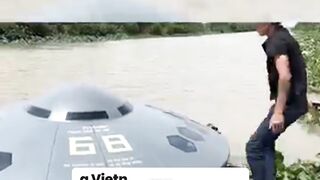 UFO Ship That Actually Works! Vietnamese YouTuber Builds a Real Flying Saucer