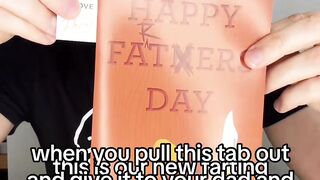 New Fathers day farting card! With a “pull my finger” joke inside. #father #joke
