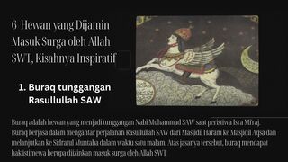 6 Hewan Yang di Jamin Masuk Surga Oleh Allah SWT