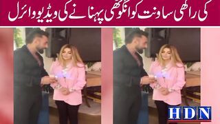 WATCH: Dodhi Khan presents ring to Rakhi Sawant