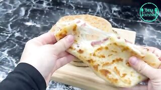 Petits pains farcis à la poêle ???? Sans four et économique seulement 50 centimes ????