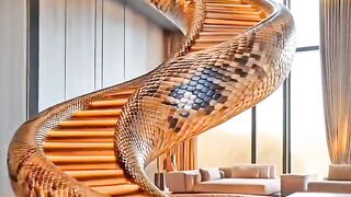 I think i am in love white these snake staircass