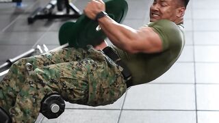 I train really hard because punching people is considered illegal. All jokes. Train hard. Guys. Core strength is king