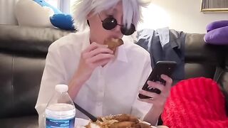 POV: Gojo When He’s Home Living a NORMAL Life. #TheManniiShow.com/series