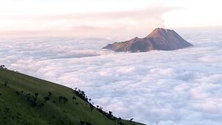 Dawn on the top of Merbabu, Indonesia ????????