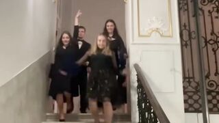 The way everyone stood there laughing instead of helping her ???? (????: Collab / lovia.diaries) #funny #funnyvideo