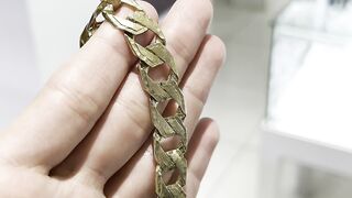 Men's Solid Gold Canadian Cuban Link Bracelets