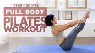 Full Body Intermediate Pilates Mat Workout - 25 minute at home class