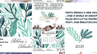Children's Calendar 2025