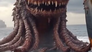 PENANGKAPAN MONSTER LAUT YANG MENGERIKAN