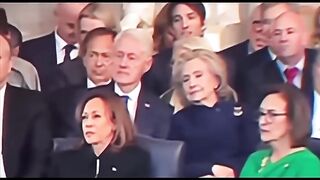 Hillary Clinton cackling at Trump changing the name of the Gulf of Mexico healed 2025