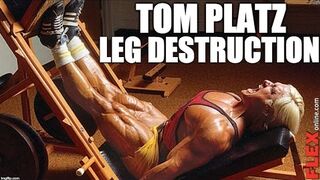 Tom Platz High Volume Leg Destruction Workout _ Celebrity Fitness Workout Ep.4