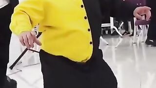 Very funny child dancing