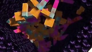 Oddly Satisfying Minecraft #Shorts