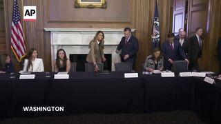 Melania Trump says it’s ‘heartbreaking’ to watch teens grapple with revenge porn.